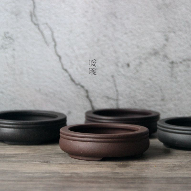 Bonsai Garden China - Pote de bonsai circular de cerâmica,