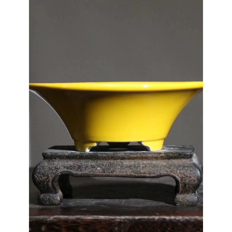Vaso de Bonsai Redondo de Porc - Bonsai Garden China avaliação e preço
